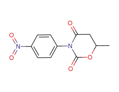 6-methyl-3-(4-nitrophenyl)-1,3-oxazinane-2,4-dione