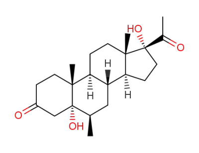 5,17-dihydroxy-6β-methyl-5α-pregnane-3,20-dione